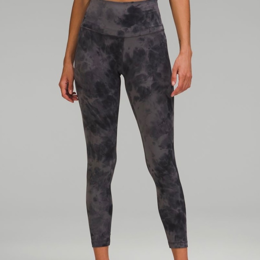 COPY - lululemon Align™ High-Rise Pant 25" in Diamond Dye Pitch Grey Graphite G…